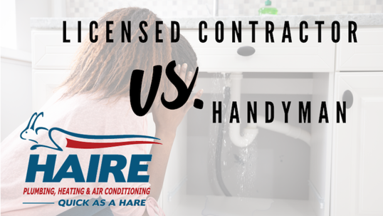 licensed contractor vs. handyman